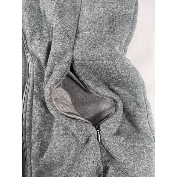 The North Face Caroluna Jacket Women's Size Medium Dark Gray Sherpa Lined - Picture 6 of 10